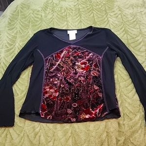 Vintage 90's Velvet Top